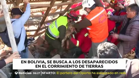Deslizamiento de tierras en Bolivia Deslizamiento de tierras en Bolivia