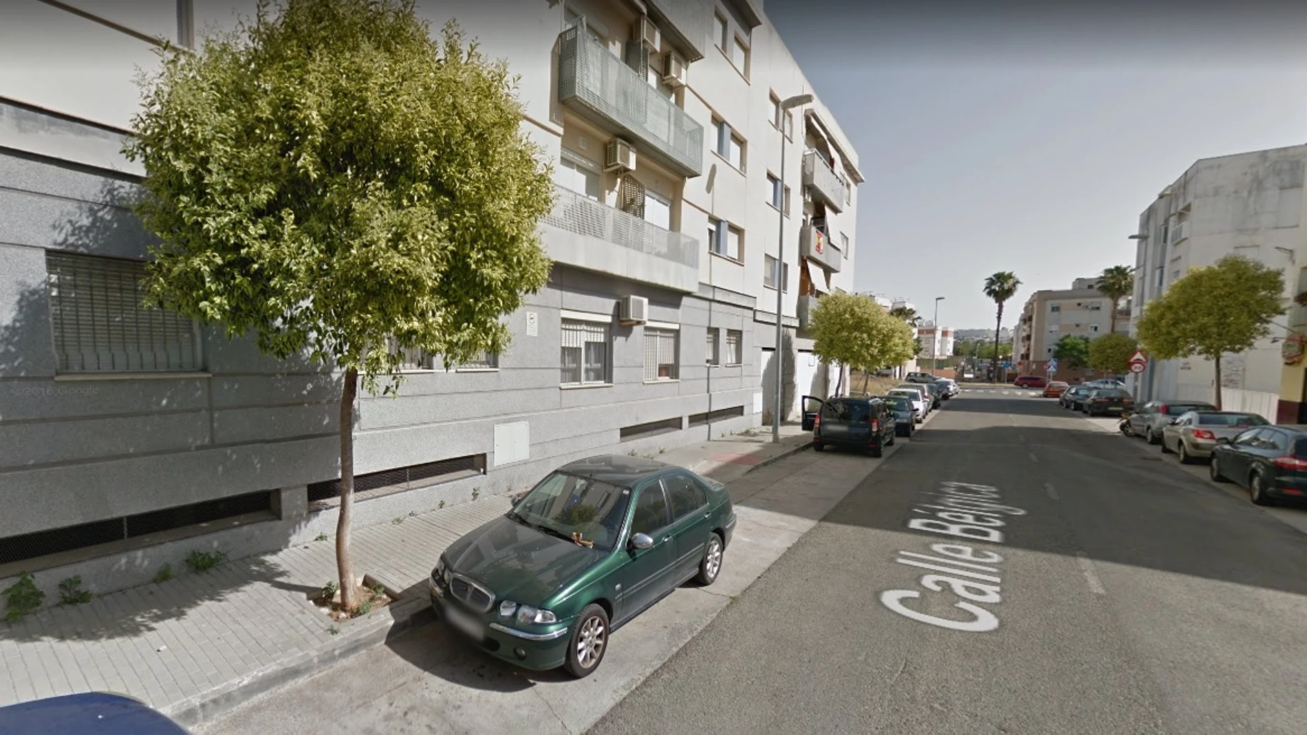 La calle en la que se produjo el incendio La calle en la que se produjo el incendio