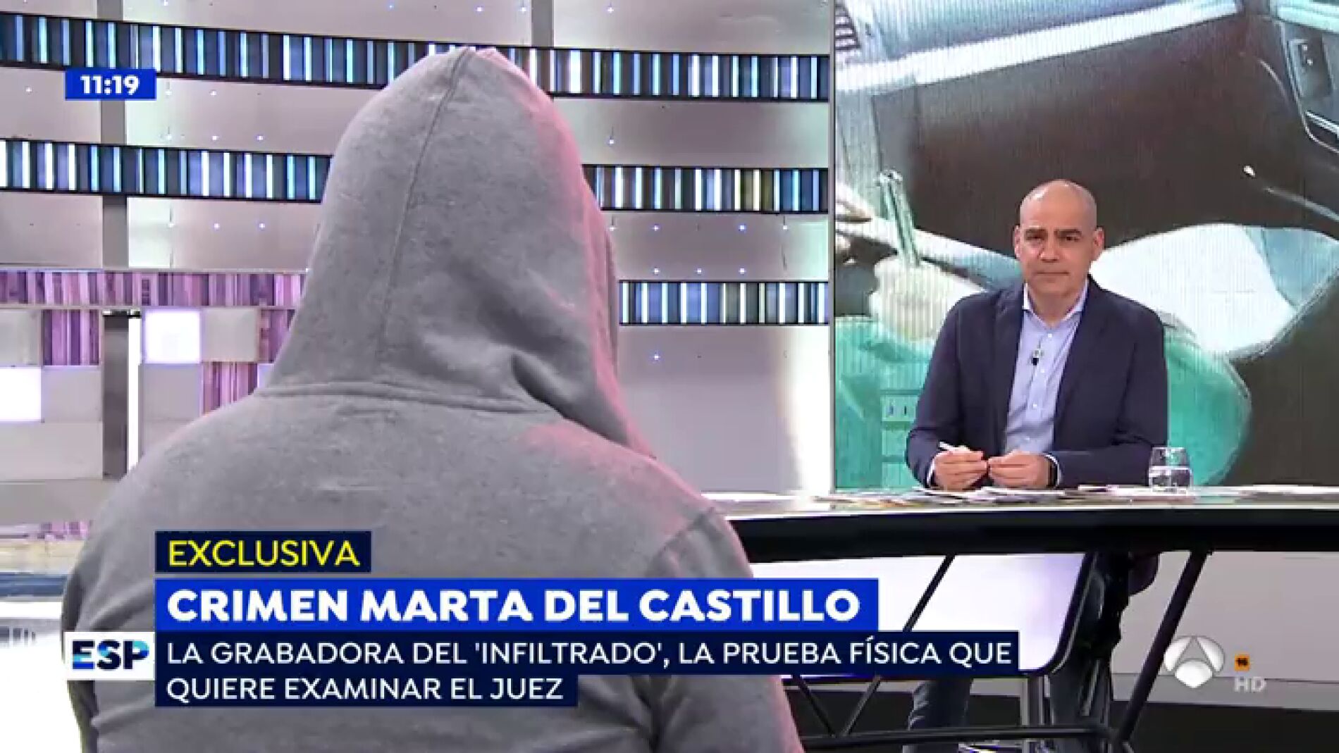 Espejo Público (03-05-19) El infiltrado en la familia de 'El Cuco' muestra las pruebas físicas que ha pedido examinar el juez