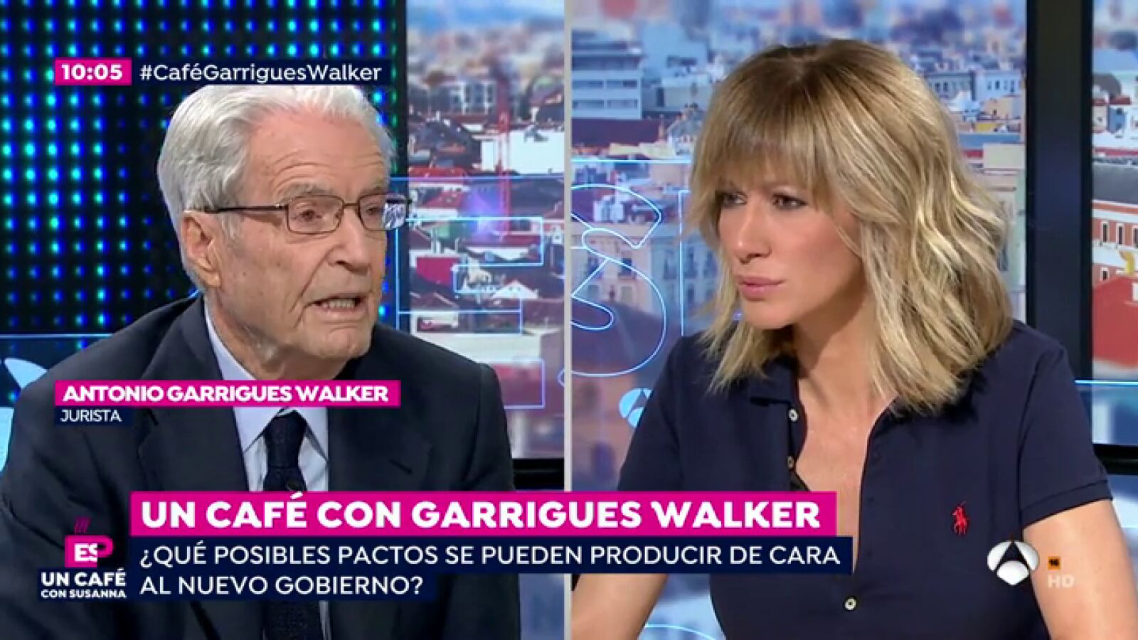 El jurista Garrigues Walker valora los resultados electorales: “La ciudadanía española es todo menos tonta y ha premiado la capacidad de diálogo