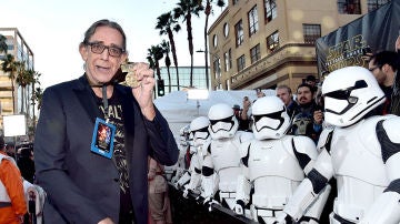 Peter Mayhew en un evento de 'Star Wars'