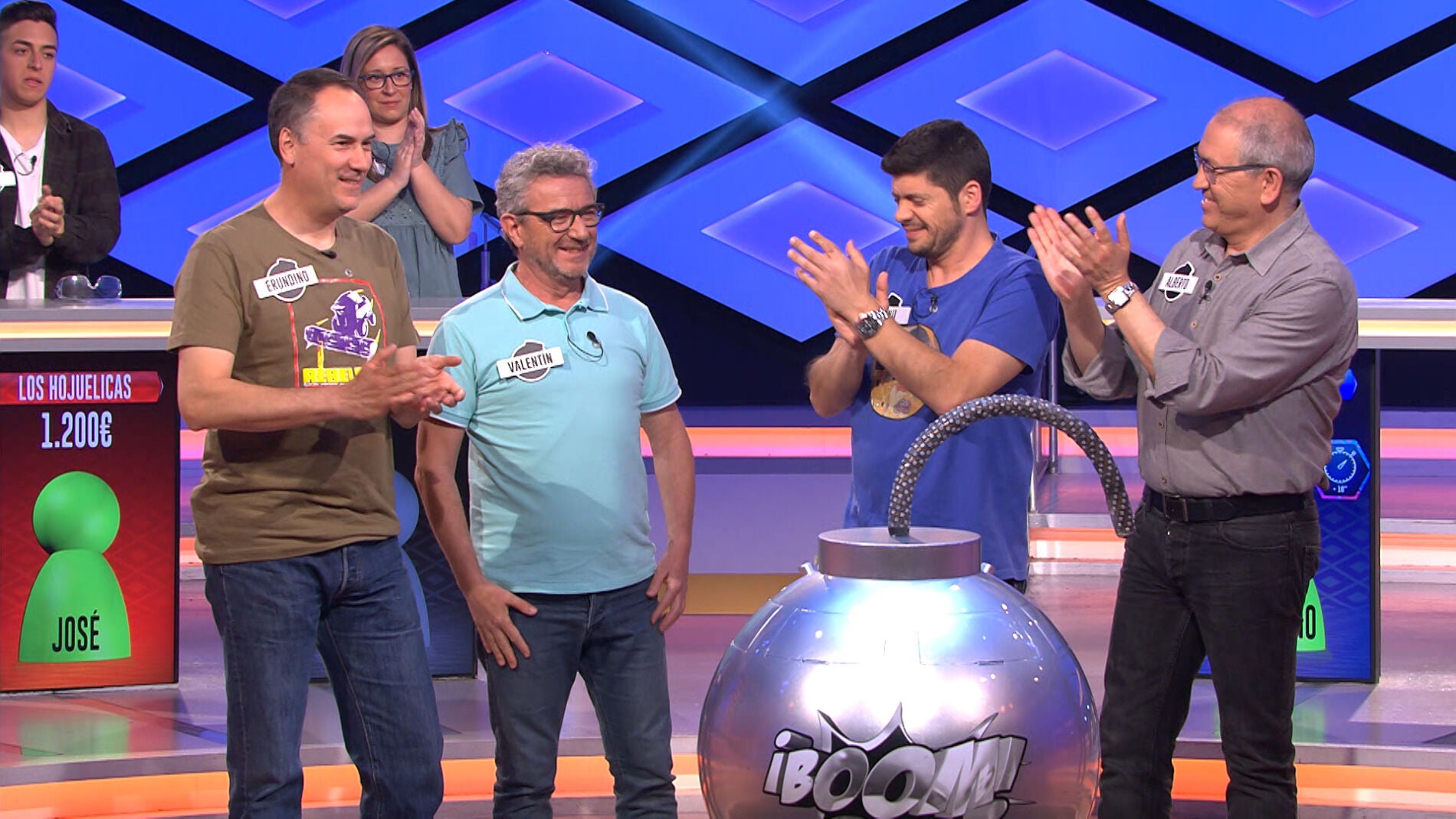 Valent&iacute;n roza la perfecci&oacute;n en la bomba clasificatoria de '&iexcl;Boom!'