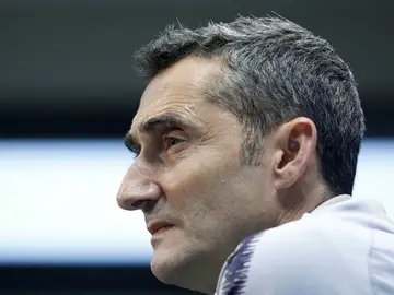 Ernesto Valverde, en rueda de prensa Ernesto Valverde, en rueda de prensa
