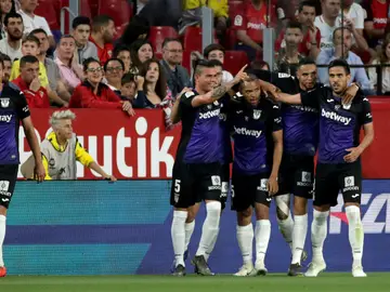 El Leganés celebra un gol El Leganés celebra un gol