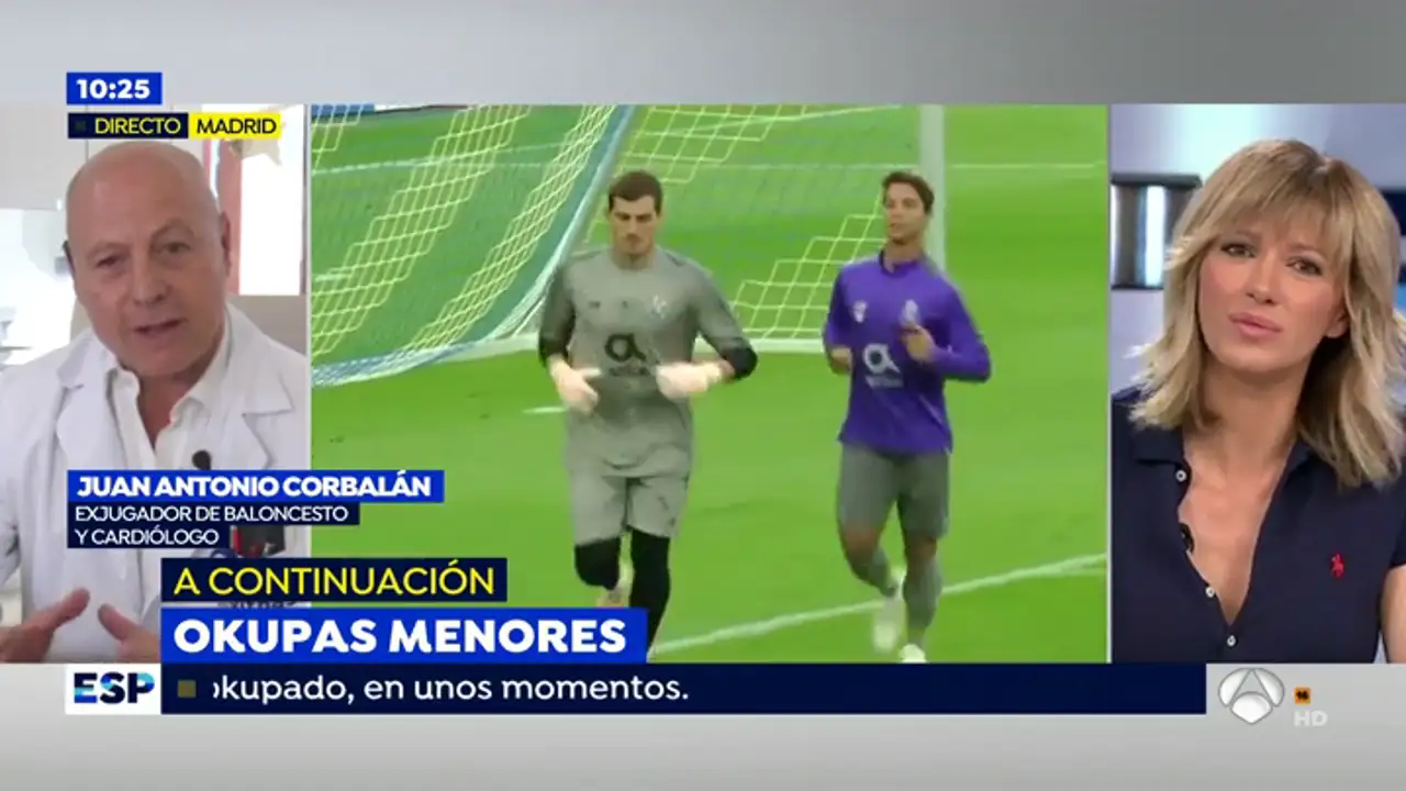 El doctor Corbalán afirma que Iker Casillas "hará vida normal en un mes"