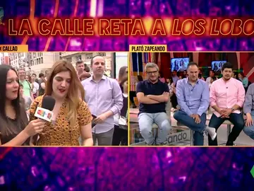 'Los Lobos', protagonistas de este divertido reto en Zapeando en el que se enfrentan a la gente de la calle 'Los Lobos', protagonistas de este divertido reto en Zapeando en el que se enfrentan a la gente de la calle