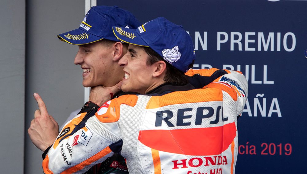 Márquez bromea con Quartararo