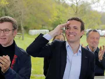 Alberto Núñez Feijóo y Pablo Casado Alberto Núñez Feijóo y Pablo Casado