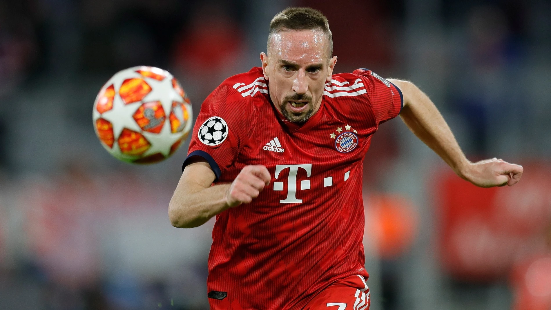 Frank Ribéry, durante un partido con el Bayern de Múnich Frank Ribéry, durante un partido con el Bayern de Múnich