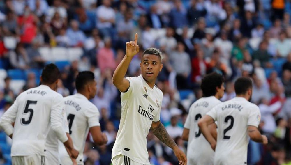 Mariano marca ante el Villarreal
