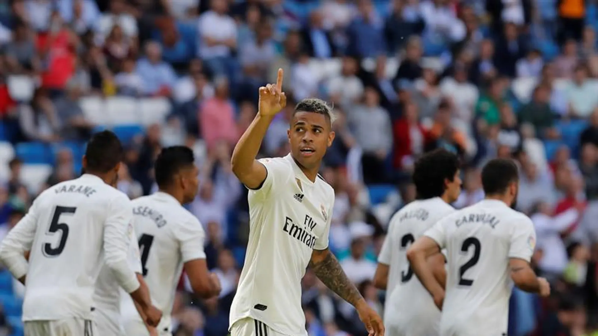 Mariano marca ante el Villarreal Mariano marca ante el Villarreal