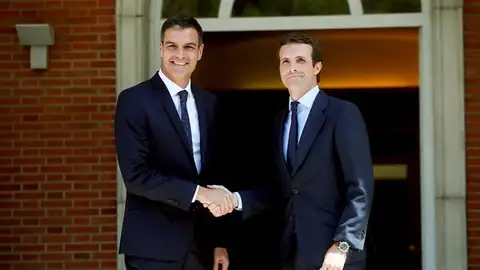 Pablo Casado y Pedro Sánchez Pablo Casado y Pedro Sánchez
