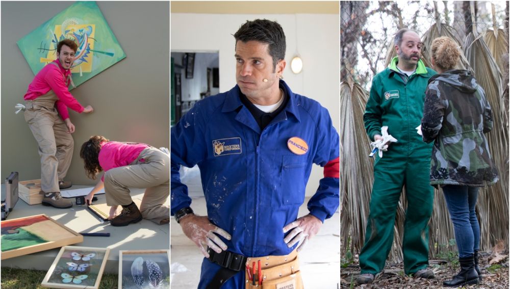 Cuadros torcidos, el nuevo estilo cromañón y dos parejas en la cuerda floja, los mejores momentos del primer programa de 'Masters de la reforma'