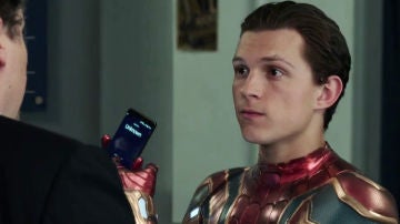 Tom Holland en 'SpiderMan: Lejos de casa'