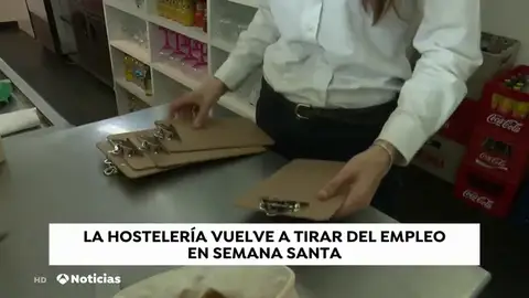 La hostelería vuelve a tirar del empleo en el mes de abril La hostelería vuelve a tirar del empleo en el mes de abril