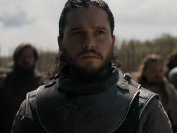 Kit Harrington interpretando a Jon Snow en 'Juego de Tronos' Kit Harrington interpretando a Jon Snow en 'Juego de Tronos'