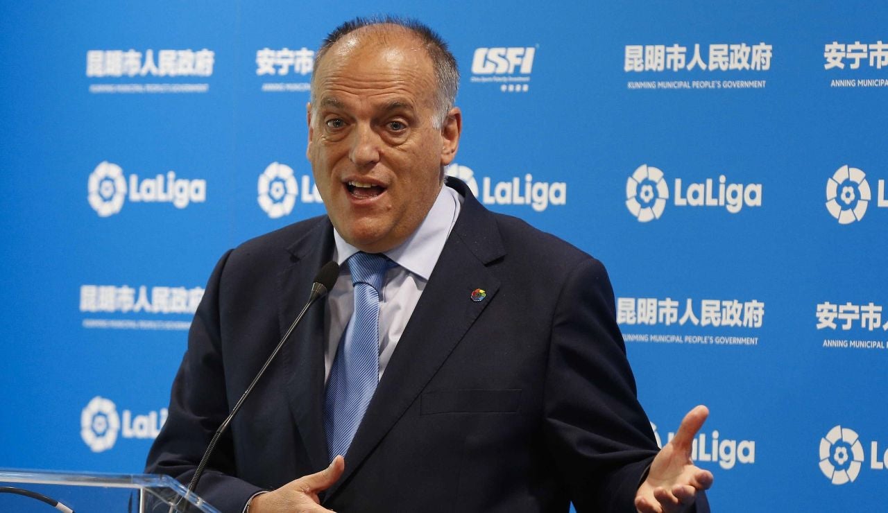 Javier Tebas en un evento de LaLiga Javier Tebas en un evento de LaLiga