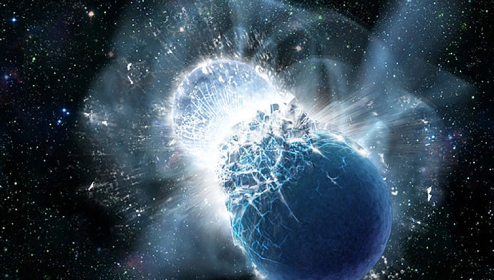 LIGO y Virgo detectan la posible fusion de una estrella de neutrones con un agujero negro