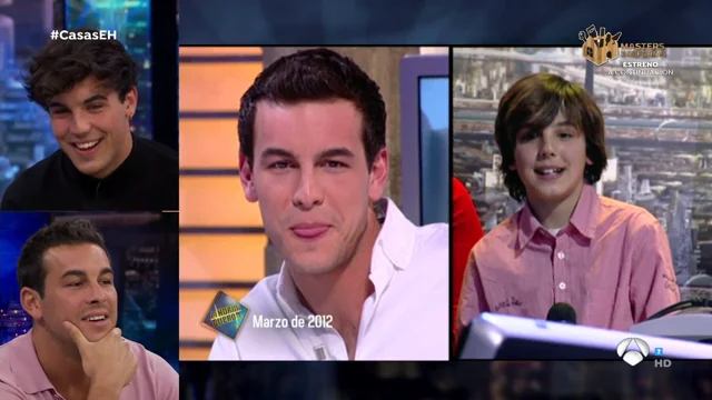 El vacile de Mario Casas y Pablo Motos por la aparición de un pequeño Óscar Casas en 'El Hormiguero' El vacile de Mario Casas y Pablo Motos por la aparición de un pequeño Óscar Casas en 'El Hormiguero'