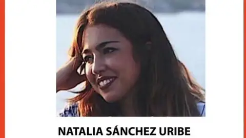 Imagen de Natalia, la joven desaparecida Imagen de Natalia, la joven desaparecida