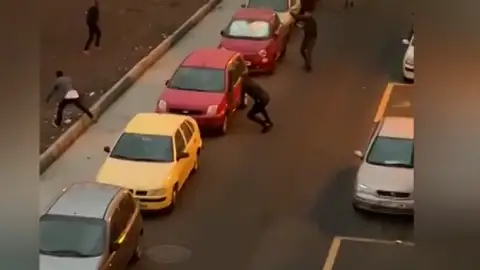 Pelea con machetes y piedras en Lanzarote Pelea con machetes y piedras en Lanzarote