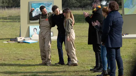 La composición de cuadros de Paco y Jessica los corona como jefes de cuadrilla La composición de cuadros de Paco y Jessica los corona como jefes de cuadrilla