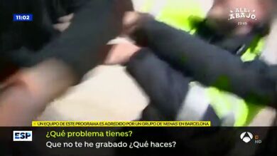 Un equipo de 'Espejo Público', agredido por un grupo de 'menas': 