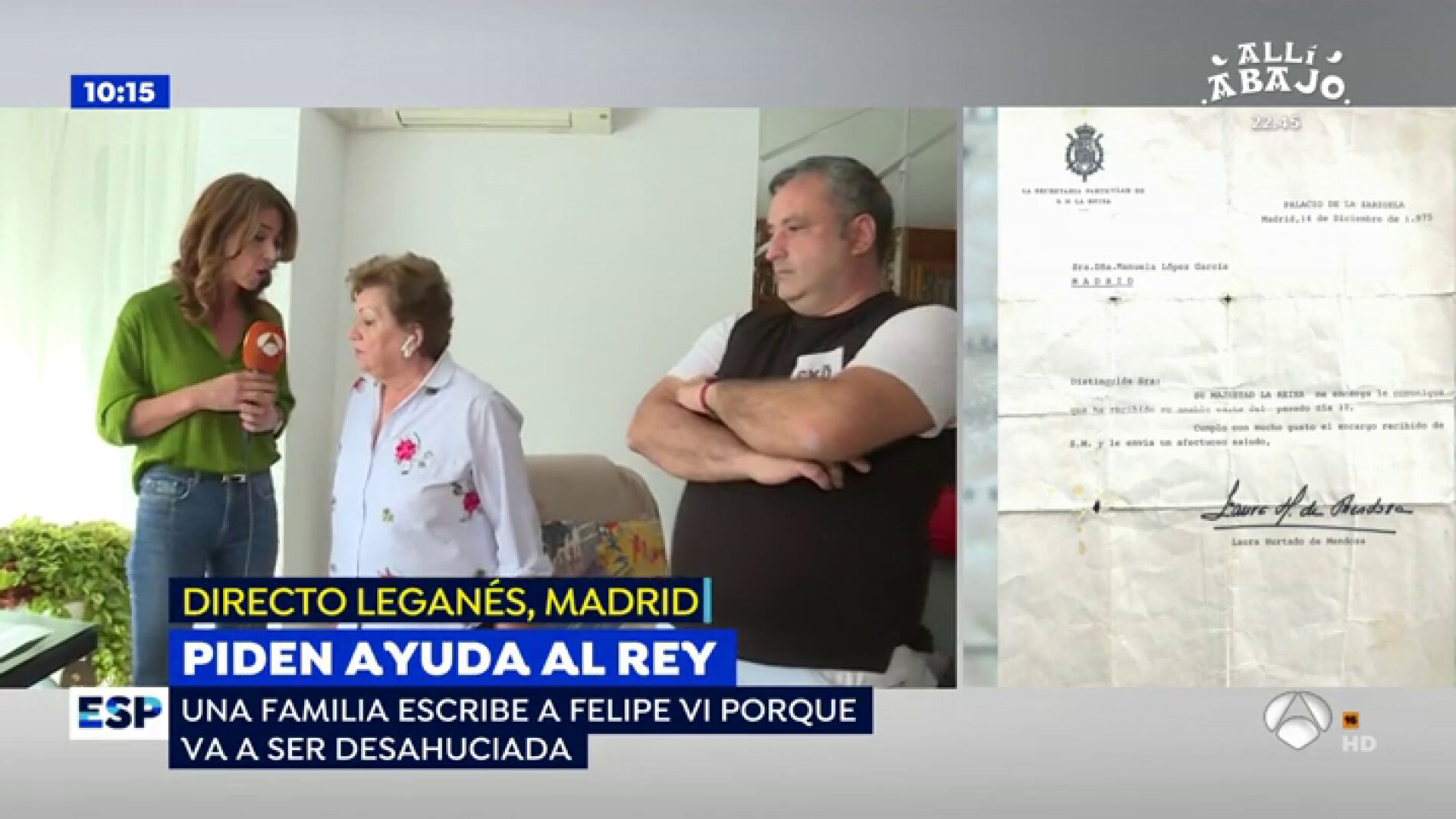 Evita el desahucio por la Casa Real.