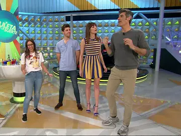 Jorge Fernández rememora 'Wannabe' en 'La ruleta de la suerte' ante un fan de las Spice Girls Jorge Fernández rememora 'Wannabe' en 'La ruleta de la suerte' ante un fan de las Spice Girls