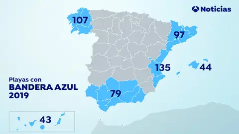 Playas con Bandera Azul en España Playas con Bandera Azul en España