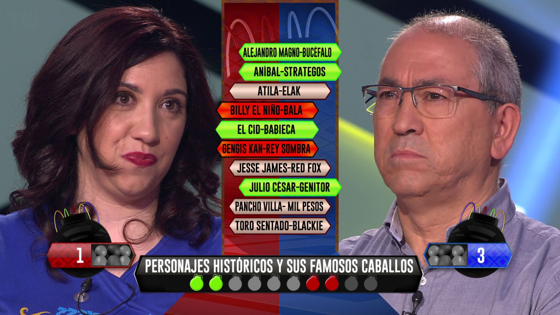 Pancho Villa y su caballo provocan el desempate entre 'Los Lobos' y 'Los Weysss' 