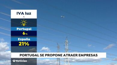 Portugal baja el IVA de la luz al 6% mientras que en España se sitúa en el 21% 