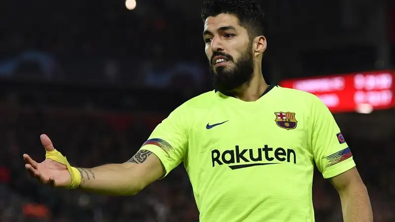 El delantero del Barcelona, Luis Suárez. El delantero del Barcelona, Luis Suárez.