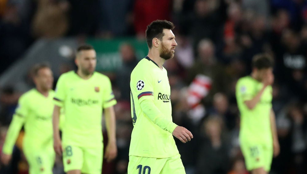 Leo Messi, tras la eliminación del Barça en Anfield