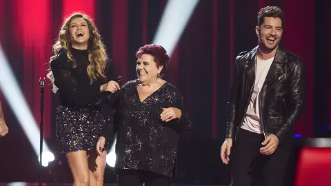 Despedida Germa del Barrio Germa del Barrio se despide de ‘La Voz Senior’: “En la vida pensaba que iba a besar yo a Bisbal”