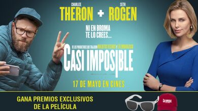 CONCURSO: Consigue una gorra y unas gafas de 'Casi imposible', la nueva película de Charlize Theron y Seth Rogen