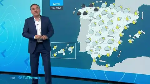 Cielos nubosos, lluvia y fuerte viento en la mitad norte peninsular Cielos nubosos, lluvia y fuerte viento en la mitad norte peninsula