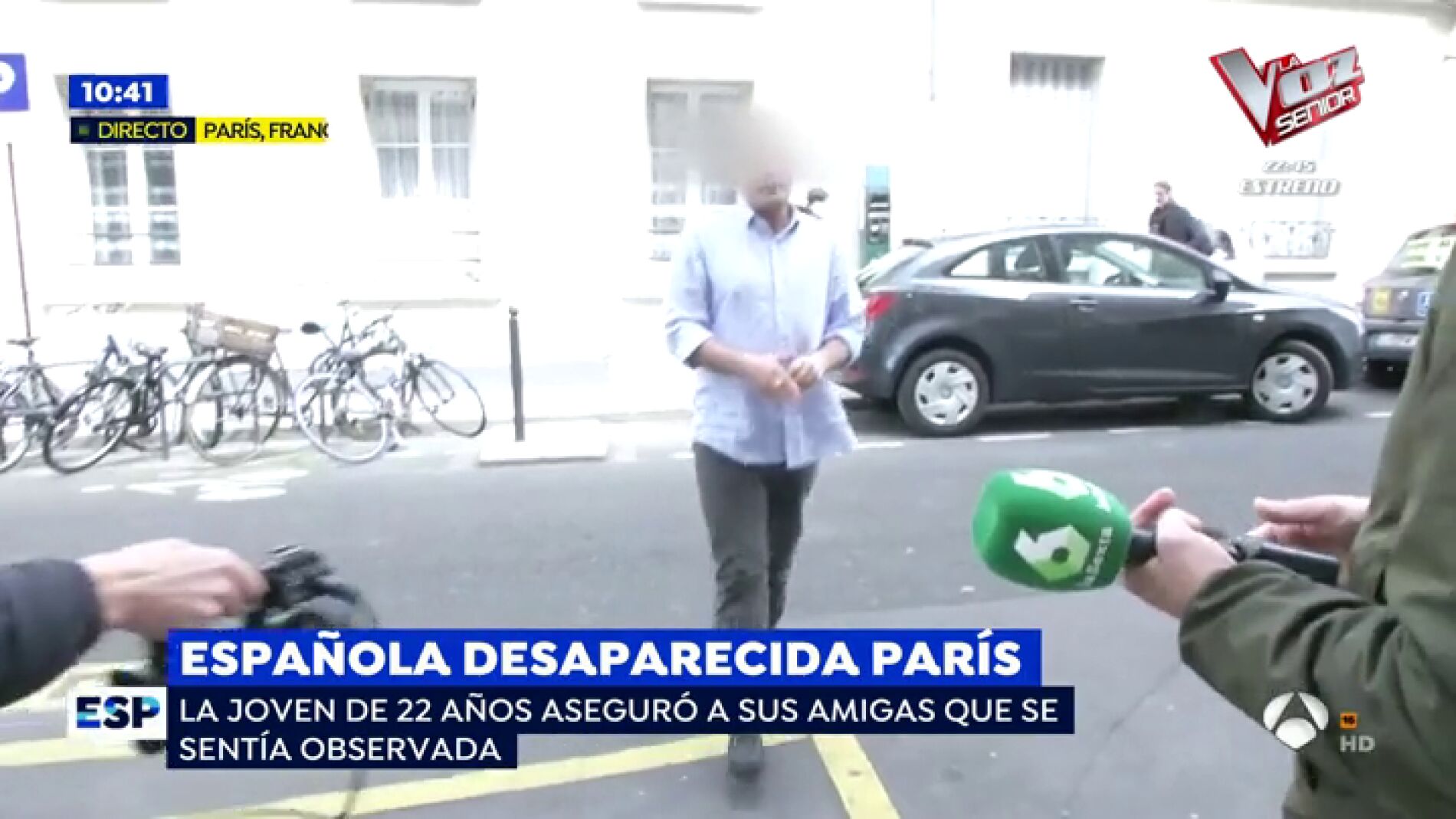 Espa&ntilde;ola desaparecida en Par&iacute;s