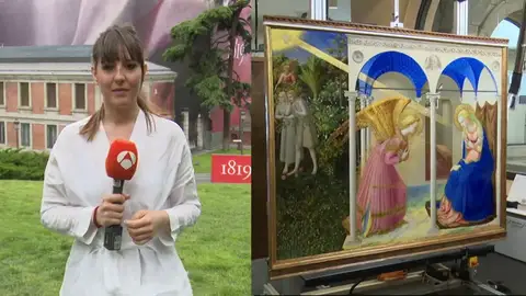 El Museo del Prado presenta “La Anunciación” de Fra Angelico tras su restauración El Museo del Prado presenta “La Anunciación” de Fra Angelico tras su restauración