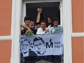 Iñigo Errejón junto a Los Javis Iñigo Errejón junto a Los Javis