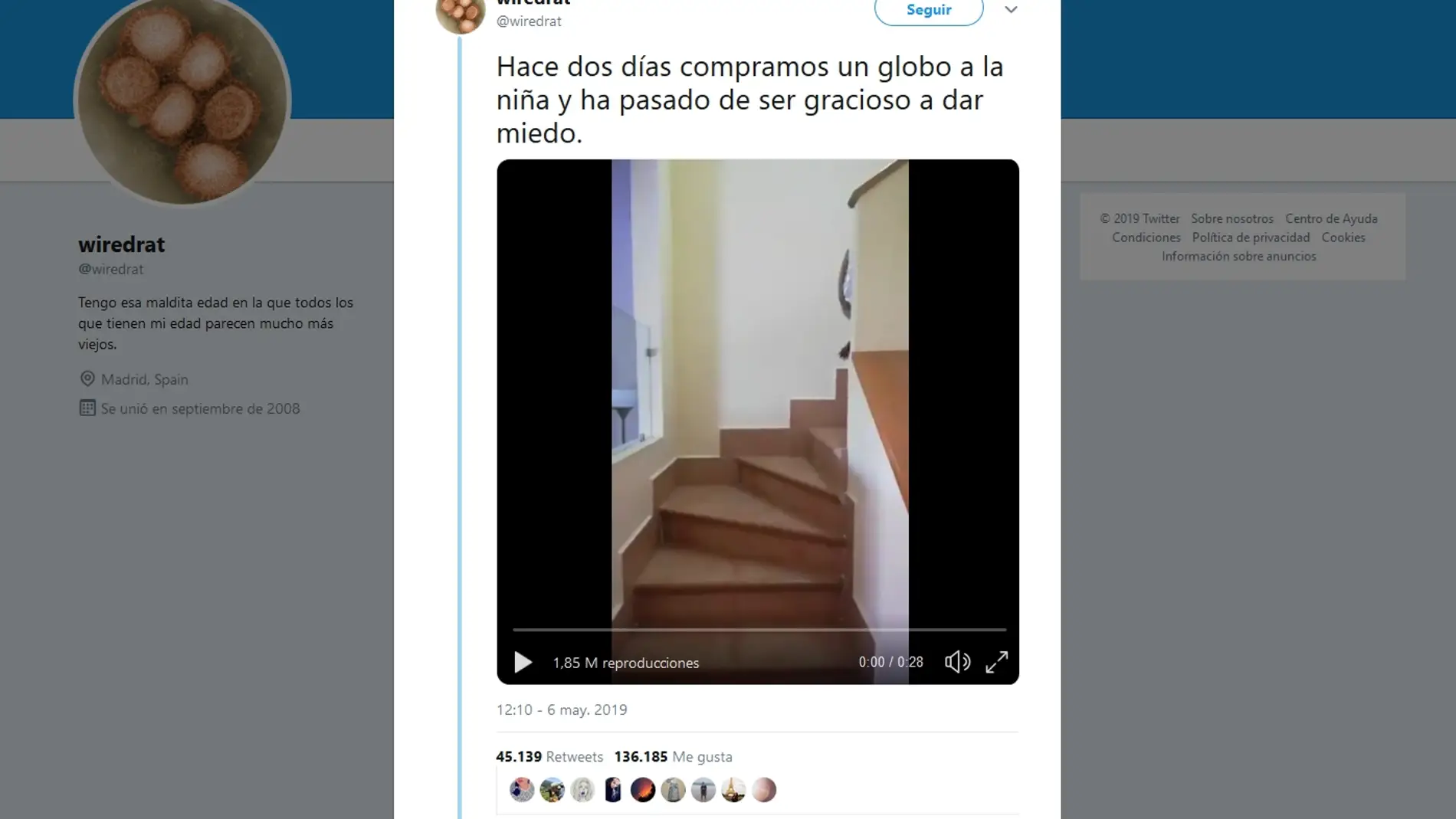El tuit de Wiredrat
