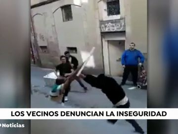 Escandalosa pelea en el barrio del Raval