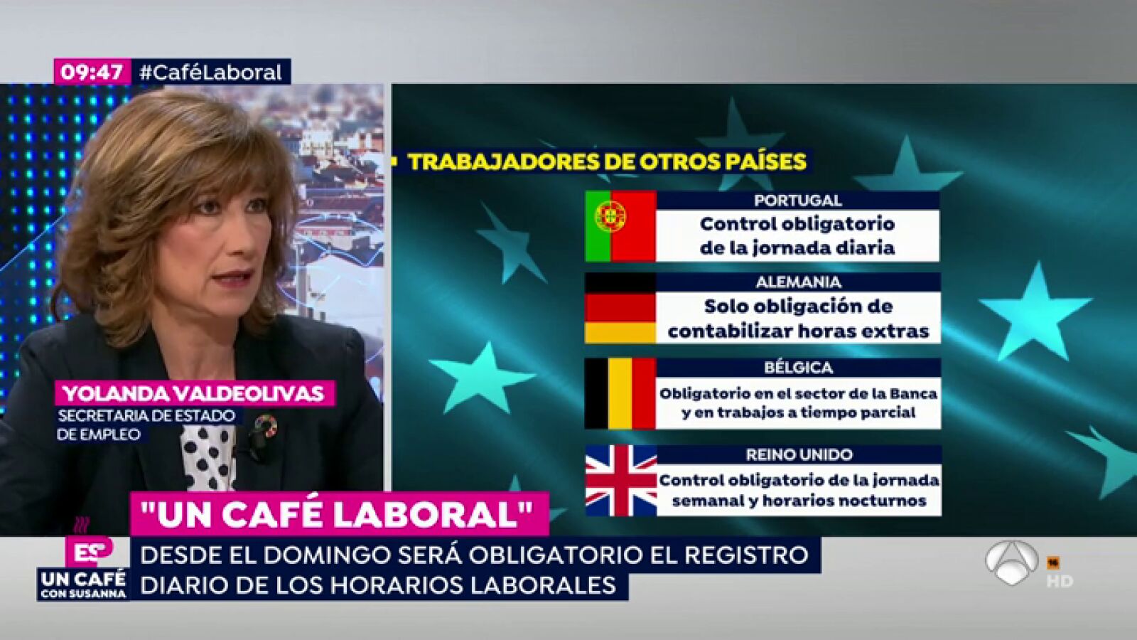 Yolanda Valdeolivas, secretaria de Estado de empleo: 