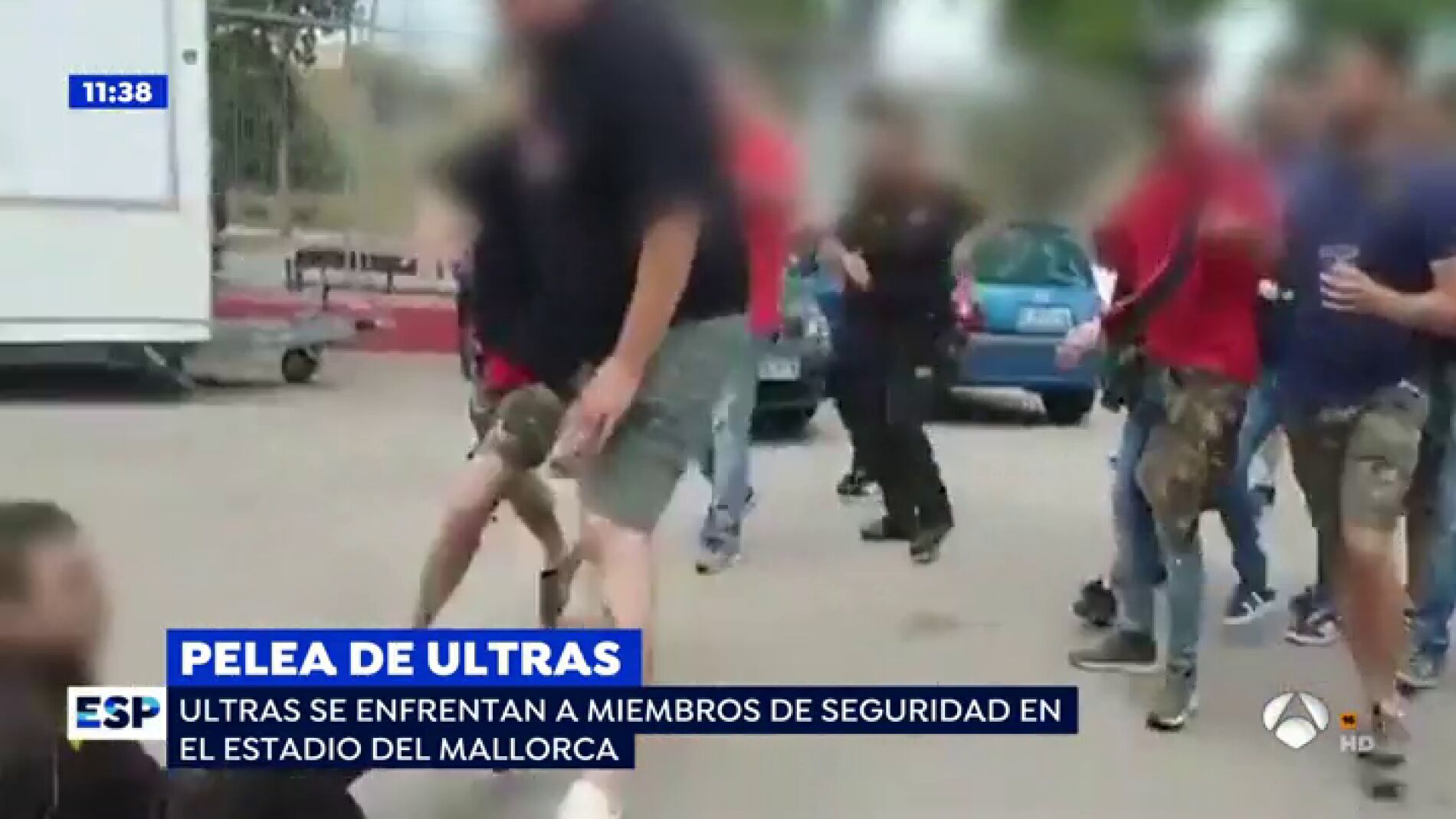 Pelea de ultras en Mallorca