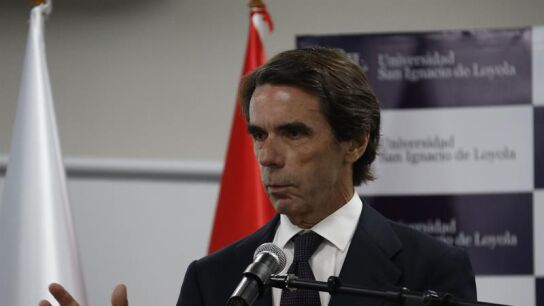 El expresidente espa&ntilde;ol Jos&eacute; Mar&iacute;a Aznar 