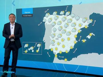Persiste la inestabilidad en el norte pero empieza el ascenso de las temperaturas