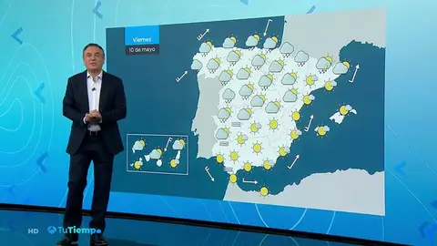 Persiste la inestabilidad en el norte pero empieza el ascenso de las temperaturas Persiste la inestabilidad en el norte pero empieza el ascenso de las temperaturas