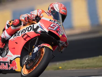 Marc Márquez, a bordo de su moto Marc Márquez, a bordo de su moto