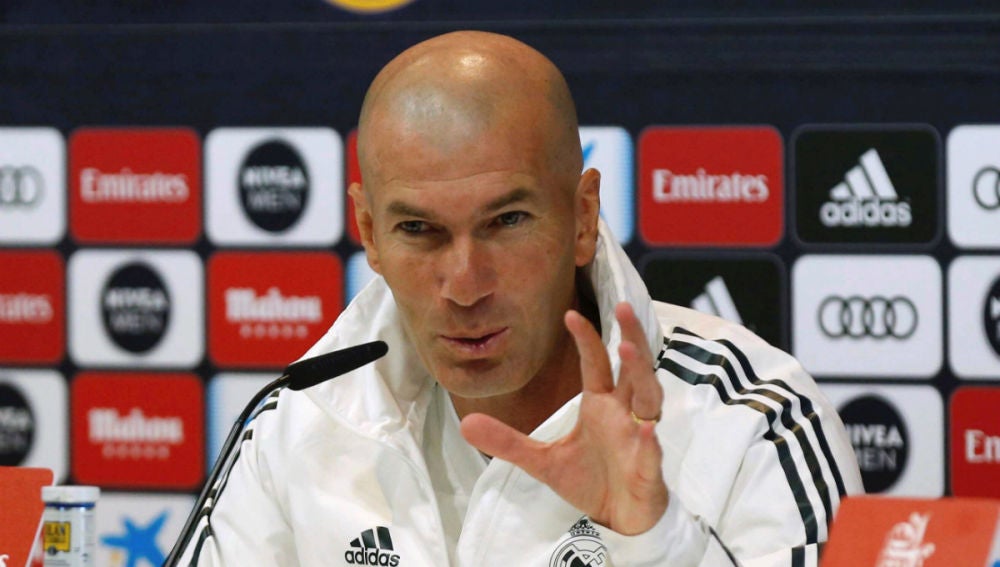 Zidane, en rueda de prensa