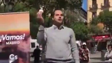 Ciudadanos Madrid sufre un escrache en un mitín en Lavapiés al grito de 